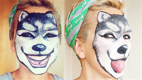 Wolf Makeup Face Painting Kandee Johnson Youtube