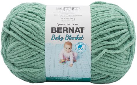 Bernat Baby Blanket Big Ball Yarn Misty Jungle Green Michaels