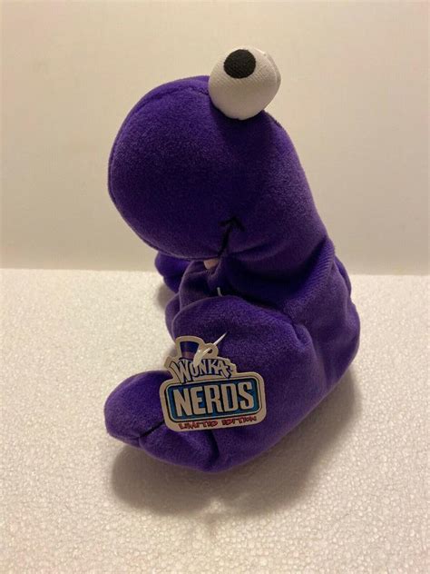 8 Purple Wonka Nerds Candy Mascot Stuffed Animal Plush Limited Edition