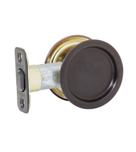 The round privacy pocket door lock. Round Pocket Door Passage Set, Kwikset 334 - Doorware.com