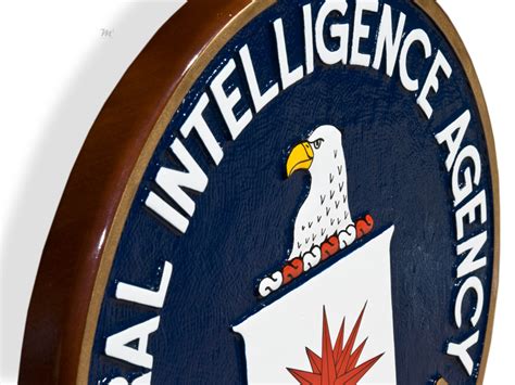 We accomplish what others cannot accomplish and go where others cannot go. Central Intelligence Agency CIA Plaque Tail Shields ...