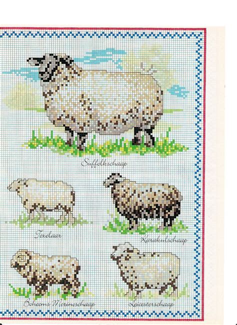 Browse by theme and level to find the design of your dreams! Boerderij Dieren Poster | Borduren dieren, Borduren ...