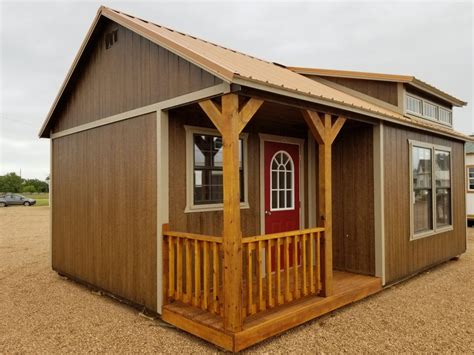 Custom Finished Out Cabins Enterprise Center Shed To Tiny House