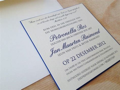 The next part of your letter is the greeting or salutation.body. Afrikaans Wording for Wedding Invitations | Wedding ...