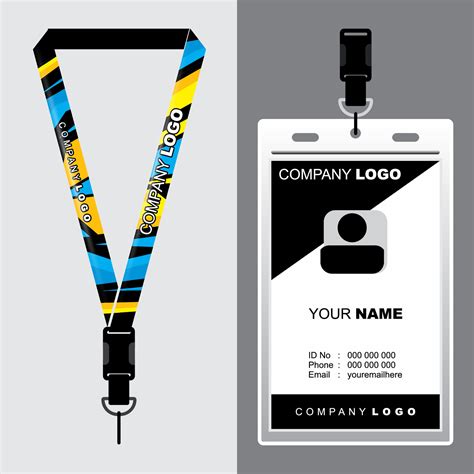 Lanyard Design Inspiration For Your Company Cool Nametag Rope Design