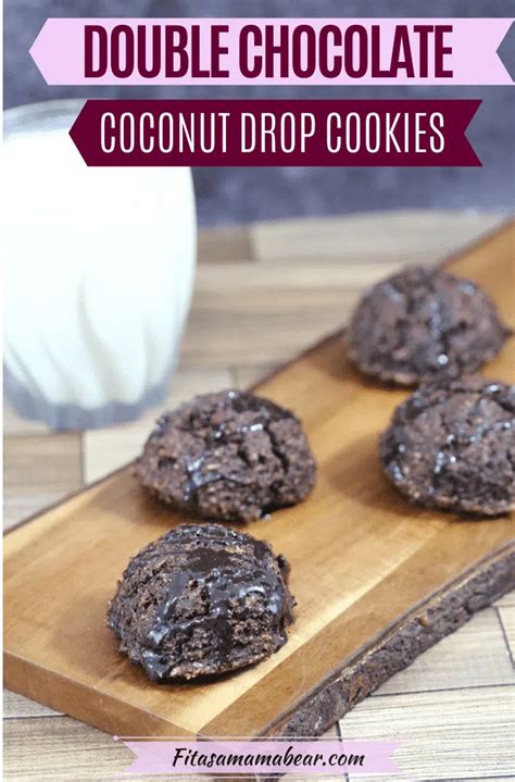 Double Chocolate Coconut Drop Cookies Paleo Friendly With Video