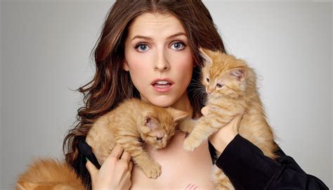 1920x1200 Resolution Hollywood Actress Holding Two Orange Tabby Kittens Hd Wallpaper