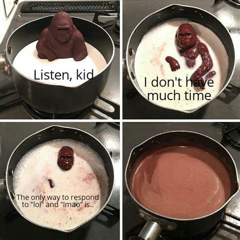 Chocolate Gorilla Melting Know Your Meme