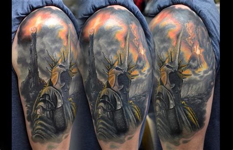 Witch King Of Angmar Lord Of The Rings Tattoo By Alan Aldred Tattoos