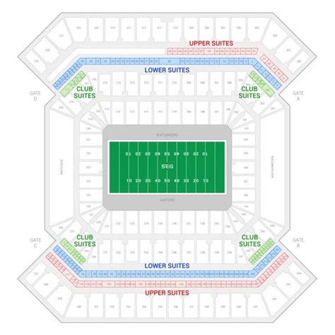 Bucs Stadium Seating Chart Di 2020