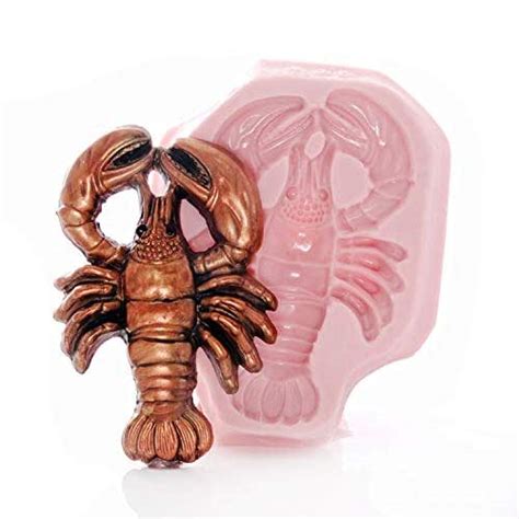 lobster silicone mold fondant chocolate candy resin polymer clay craft food safe