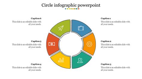Circle Infographic With 7 Parts For Powerpoint Showeet F47