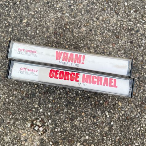 Wham Make It Big 1984 And George Michael Faith 1987 Lot Of 2