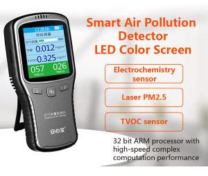 Find many great new & used options and get the best deals for air quality monitor hcho formaldehyde detector tvoc tester pollution sensor at the best online prices at air quality monitor pm2.5 pm10 formaldehyde hcho tvoc lcd digital detector 8in1. China Digital Portable Air Pollution Meter Indoor Air ...