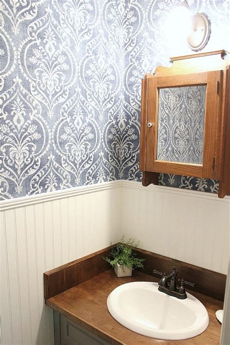 Download Farmhouse Powder Room Wallpaper Images