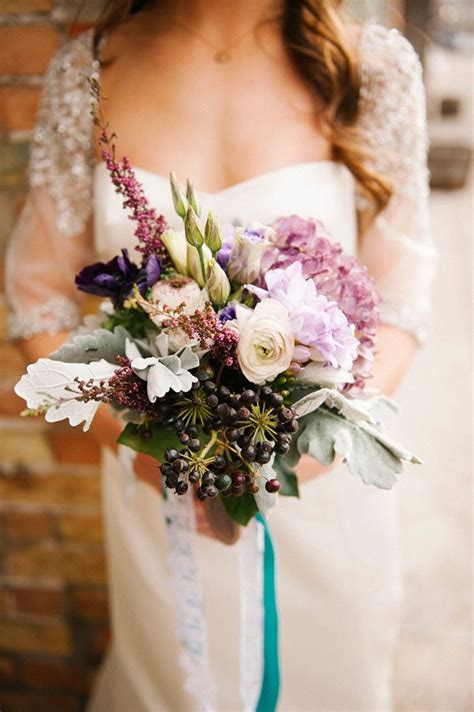 Eclectic Vintage Wedding Ideas In Purple And Green Weddingchicks