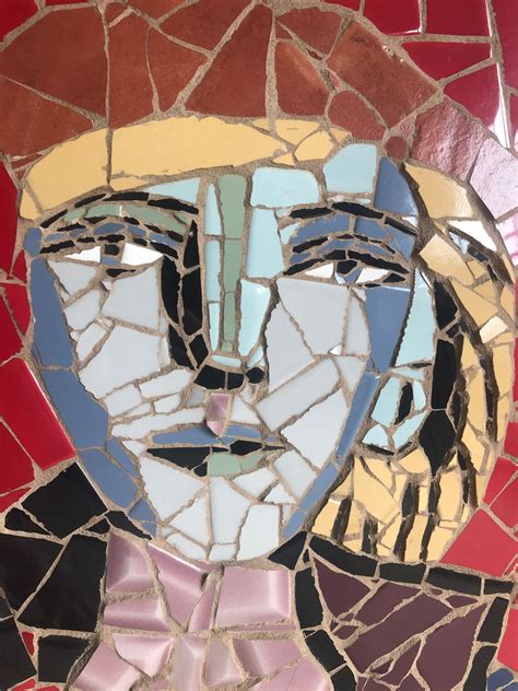 Modern Mosaic Picasso Wall Hanging Art Hand Made Etsy