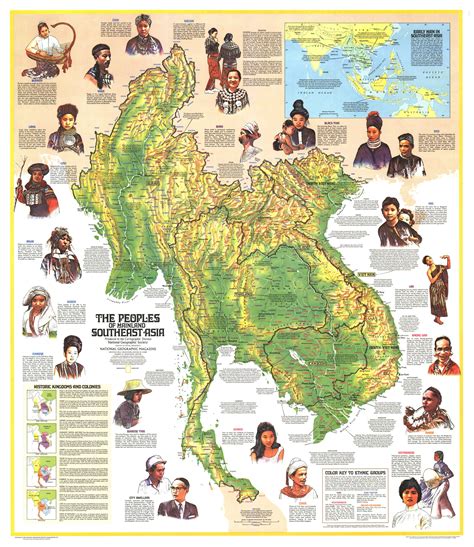 The Peoples Of Mainland Southeast Asia R MapPorn