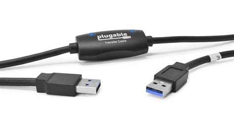 Plugable USB 3.0 Transfer Cable, Unlimited Use, Transfer Data Between 2