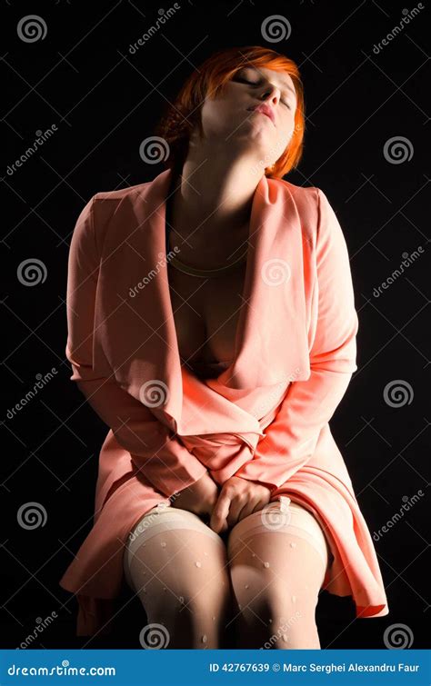 Woman In Suggestive Pose Stock Image Image Of Girl Sitting