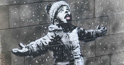 Banksy Sends Haunting Environmental Message With New Holiday Street Art