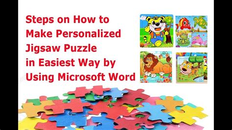 .can make a jigsaw puzzle from a photo; Steps on How to Make Personalized Jigsaw Puzzle in Easiest ...