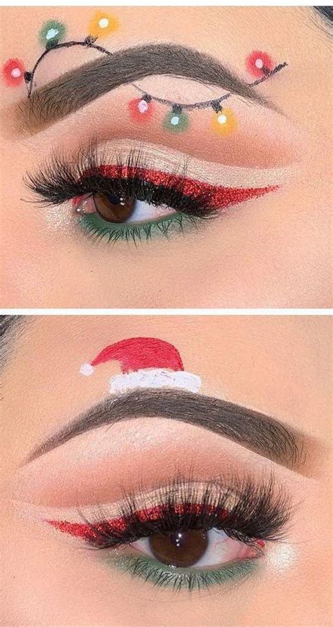 Inspiración De Maquillaje Navideño Christmas Eye Makeup Xmas Makeup