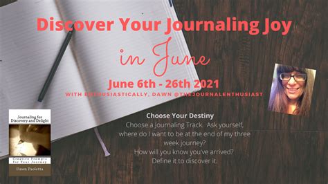 Discover Your Journaling Joy in June (Journaling Tracks