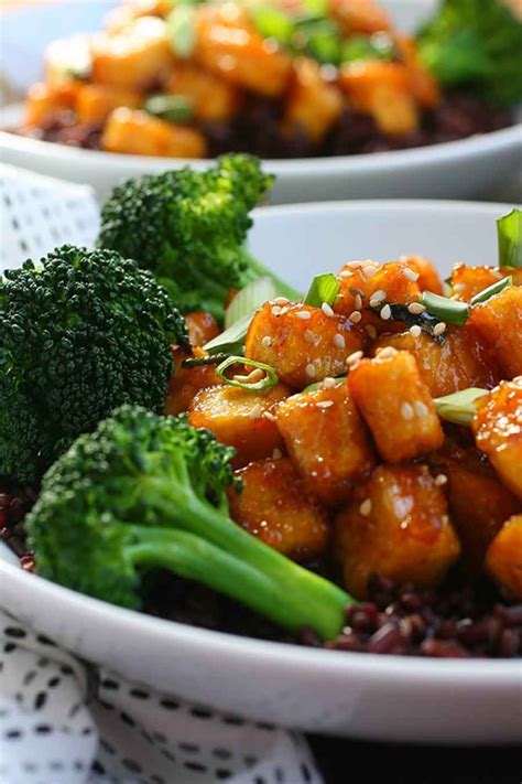 Vegan General Tsos Tofu Recipe Your Daily Vegan