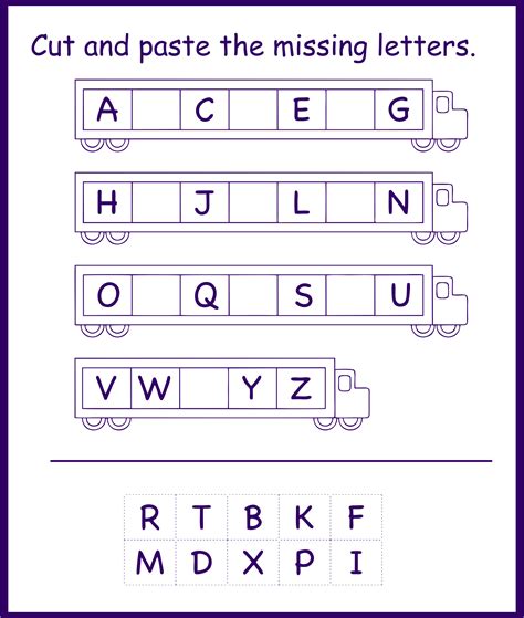 Free Printable Alphabet Review Worksheets
