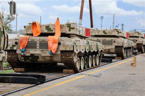 Chinese Main Battle Tanks Arrives In Russia