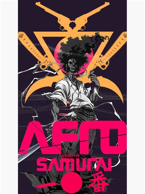 Afro Samurai Sticker For Sale By 6torri9 Redbubble