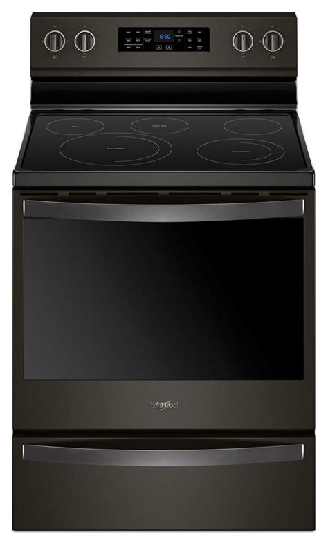 Whirlpool® 30 Fingerprint Resistant Black Stainless Steel Freestanding