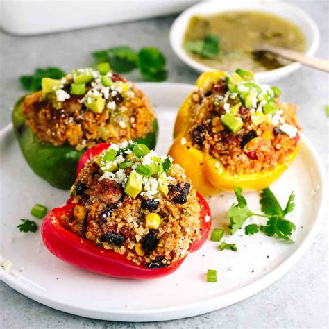 Stuffed Peppers With Ground Turkey And Quinoa Jessica Gavin