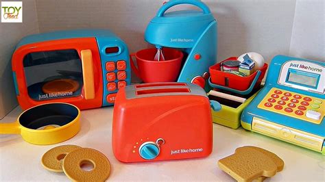 Toy appliances and electronics (1980s) this set includes a play record player, sewing machine, vacuum cleaner, blender, food processor, and blender! TOY TOASTER, KITCHEN APPLIANCES, TOY FOOD, PLAY DOH, JUST ...