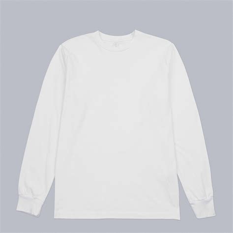 Long Sleeve T Shirt White — Blanks Factory
