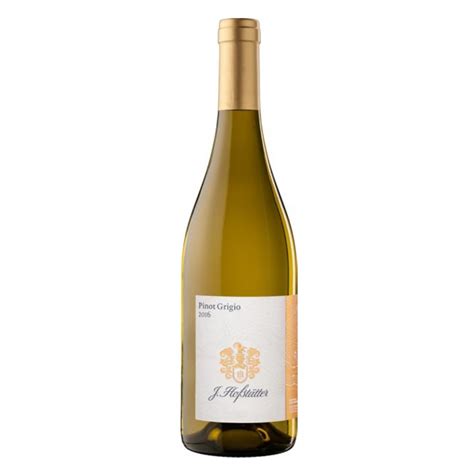 Chardonnay and pinot grigio are two of the most popular types of wine on the market. Pinot Grigio 2019 J.Hofstatter | Because the Wine