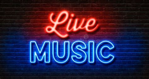 Live Music Neon Sign Stock Illustration Illustration Of Country 25083022