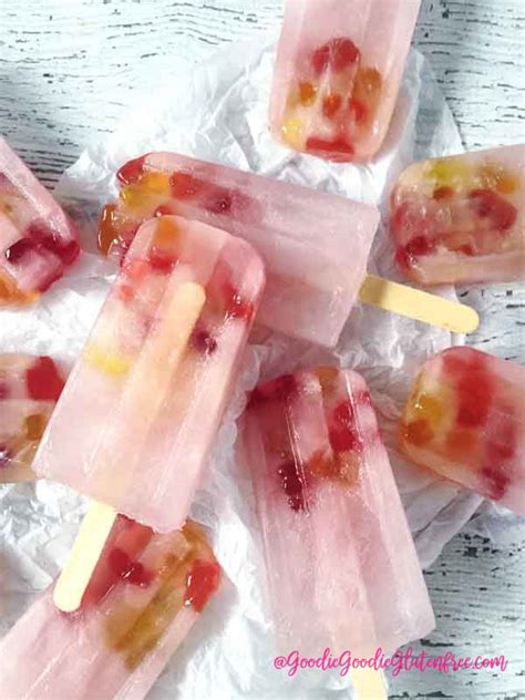 This article is going to. Healthy Rainbow Gummy Bear Popsicles {Vegan} | Goodie ...