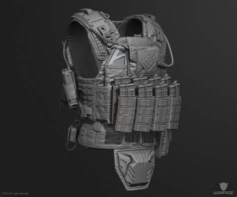 New 3d Model For Crytek Soldier Vest Denis Didenko Special Forces