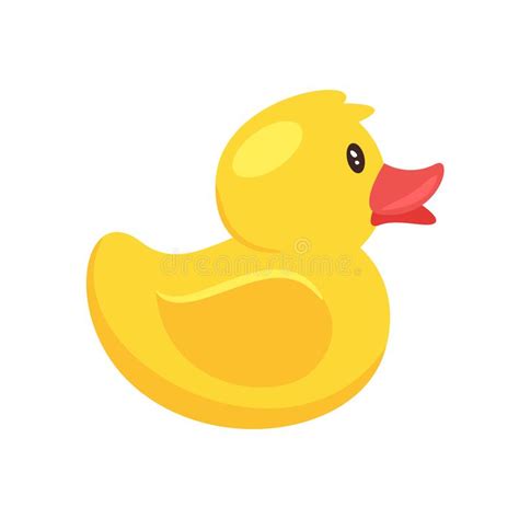 Yellow Rubber Duck Stock Vector Illustration Of Graphic