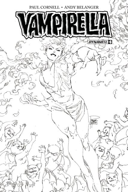 Vampirella 6 20 Copy Tan Bandw Cover Fresh Comics
