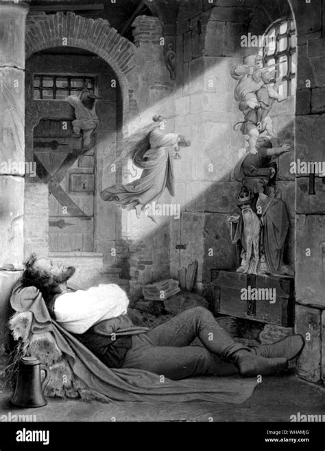 Moritz Von Schwind The Prisoners S Dream About Stock Photo Alamy