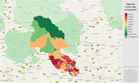 Bradford Burglary Crime Statistics In Maps And Graphs