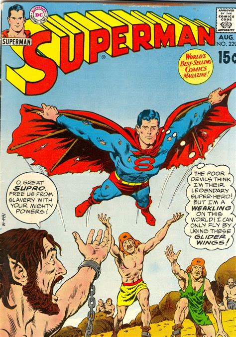 Crazy Comic Cover Superman 229 Comic Book Dailycomic Book Daily Dc
