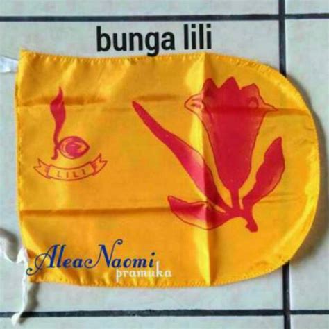 Bendera Regu Pramuka Bunga Lili Shopee Indonesia