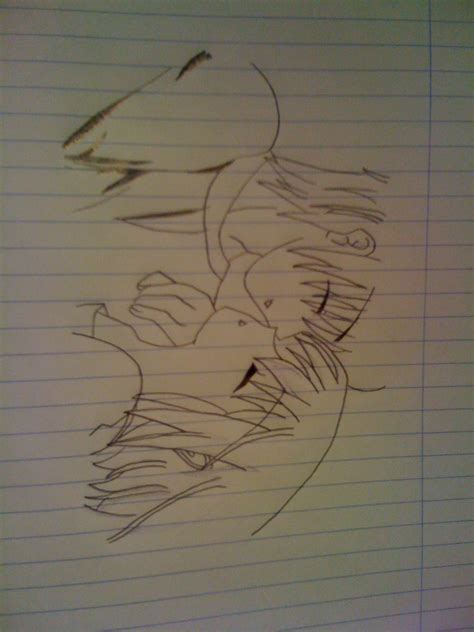Image of custom design love couple drawing iphone 4 case. Small kiss drawing - Anime couples Fan Art (11728604) - Fanpop