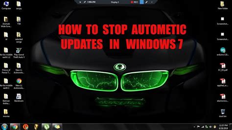 How To Disable Auto Updates In Windows 7 Youtube