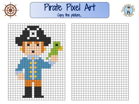 Pirate Pixel Art Treasure Hunt Kids Free Games Ph