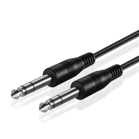 This tutorial will overview creating a cable which can take a balanced stereo signal from two xlr terminated outputs and turns it into an unbalanced stereo signal terminated by a trs. 6.35mm TRS Cable 1/4 Inch Male Phono Audio Jack Plug Wire Cord Guitar Amp 10FT | eBay